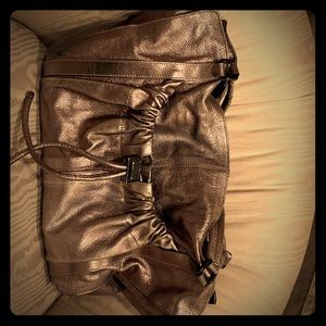Burberry Metallic Leather Bag